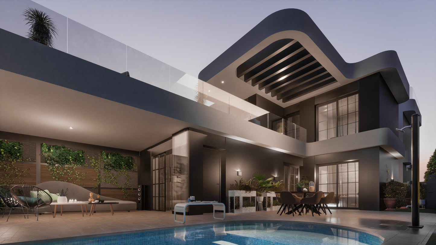 Beautiful semi-detached villas with optional swimming pool (Ref6275VZ)